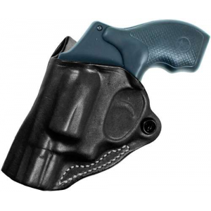 DESANTIS MINI SCABBARD HOLSTER LH OWB LEATHER J-FRM 2-2.25 BL