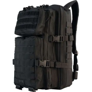 Red Rock Gear Assault Pack Laser-Cut MOLLE Webb Black