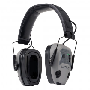 ULTRX Bionic Fuse Bluetooth Electronic Earmuff, Cement Gray