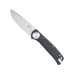 Cobratec Knives COBRATEC EDC SCOUT BUTTON LOCK 3.12 BLACK STAINLESS STEEL - $33.89 at BattleHawk Armory