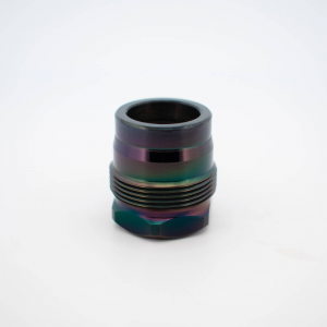 Rearden Mfg Mini 1/2-28 Square Rainbow PVD Muzzle Device