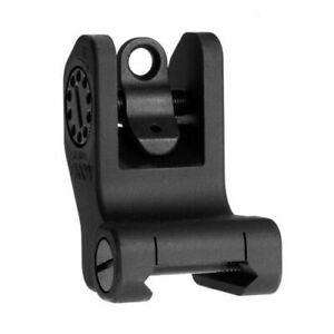 Troy Ind SSIGFRSROBT00 Battle Sight Rear Sight AR-15,AR-10,M4,M16 Black Hardcoat Anodized Fixed Aluminum/Steel