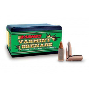 Barnes Bullets 30189 Varmint Grenade   22 Caliber .224 36 GR Flat Base Hollow Point 250 Box