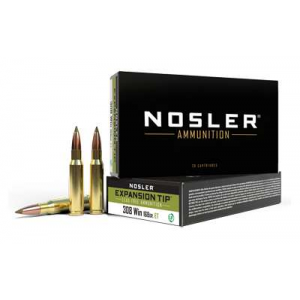 NOSLER 40035 E-tip 308 Win 168 Gr E-tip Lead-free 20 Bx/ 10 Cs