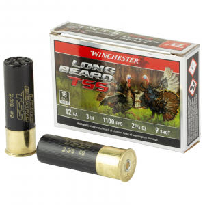 Winchester Ammunition, Long Beard TSS, 12 Gauge, 3, #9, Shotshell, 5 Round Box