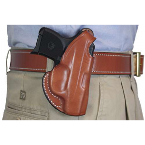 DESANTIS MAVERICK HOLSTER RH OWB LEATHER RUGER LCP II TAN