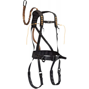Muddy MUD-MSH400-L The Safeguard Safety Harness Lightweight Padded Nylon, Max Waist 40, 170-230 lbs. Capacity, Cam Leg Buckles