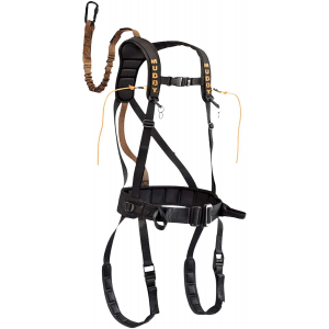 Muddy MUD-MSH400-XL The Safeguard Safety Harness Lightweight Padded Nylon, Max Waist 44, 230-300 lbs. Capacity,  Cam Leg Buckles