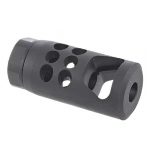 Ruger 90590 Hybrid  308 Win,7.62x51mm NATO Muzzle Brake 5/8-24 tpi Black Steel Fits Ruger Precision