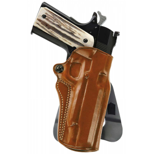 Galco SM2-266R Speed Master 2.0 OWB Tan Leather Paddle Fits Kimber/Springfield 1911 4, Colt/SW1911SC/Para USA 4 1/4 Right Hand