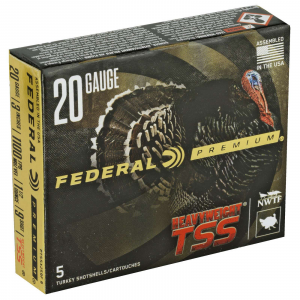 Federal PTSSX259F9 Premium Heavyweight TSS 20 Gauge 3 1 1/2 oz 9 Shot 5 Bx/ 10 Cs
