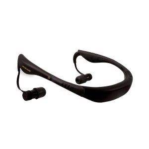 Pro Ears PEEBBLK Pro Ears Stealth Electronic 28 dB Behind The Head Black Ear Buds w/Black Band & Gold Logo