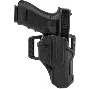 Blackhawk 410700BKL T-Series L2C Black Matte Polymer OWB Glock 17,22,31,34,35,41,47 Left Hand