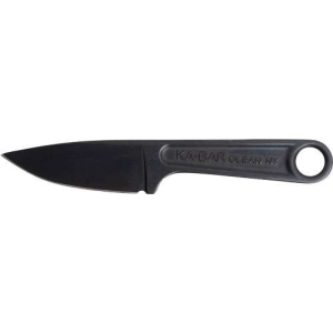 Ka-Bar KA-BAR FORGED WRENCH KNIFE 3 PLAIN EDGE BLACKOUT W/SHTH - $38.71 at BattleHawk Armory