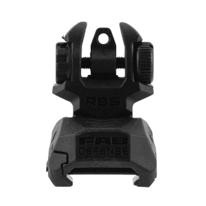 FAB Defense FX-RBS Rear Back-Up Sight  AR-15/M4/M16 Folding Black
