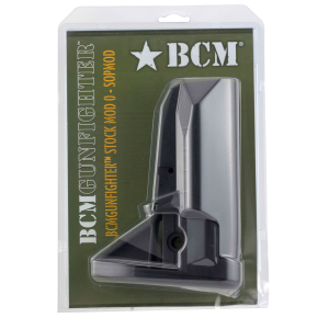 BCM GFSMOD0SPMDB BCMGunfighter Mod 0 Stock Assembly Black Synthetic with SOPMOD Cheekweld for AR-15