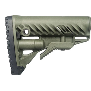 FAB Defense FX-GLR16G GLR-16 Buttstock OD Green Synthetic for AR15/M16