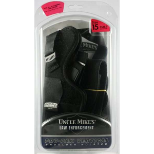 Uncle Mikes 75151 Pro Pack Vertical Shoulder 3.75-4.5 Lg Auto Nylon Black