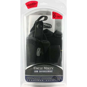 Uncle Mikes 77000 Pro Pack Horizontal Shoulder 2-3 Sm/Med DA Revolver Nylon Black