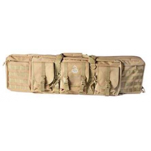 RUKX GEAR  Tactical Double Gun Tan 600D Polyester 37