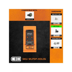 C&H Precision Weapons Walther Defense PDP 1.0 Adapter Plate Holosun 407k / 507k Black WLPDP-HOLOk