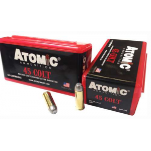 ATOMIC 00434 Pistol 45 Colt (lc) 200 Gr Lead Round Nose Flat Point (lrnfp) 50 Bx/ 10 Cs