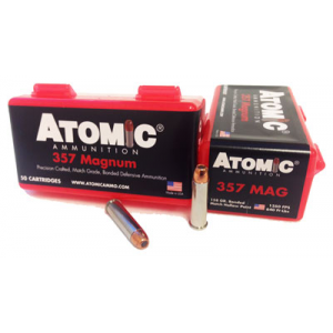 ATOMIC AMMO .357 REM. MAGNUM 158GR. BONDED JHP 50-PACK