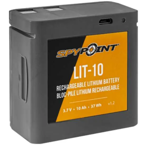 Spypoint LIT10 LIT-10 Rechargeable Battery 3.7v Lithium 10,000 mAh
