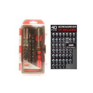 BC PRO SCREWDRIVER SET 40PC