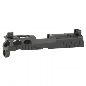 SLIDE ASSY, P320, PROCUT, 9MM, 3.6IN, XRAY3 SUPP SIGHTS, R2 OPTIC READY, BLK