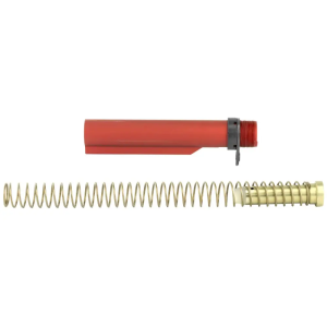 Lbe Unlimited LBE Unlimited MILBUFKT-RED Mil-Spec Buffer Tube Kit  6 Position AR-15 Red - $38.57 at BattleHawk Armory