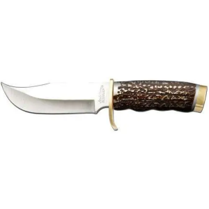 UNCLE HENRY KNIFE NEXT GEN STAGLON 5.5 BLD W/LTHR SHEATH