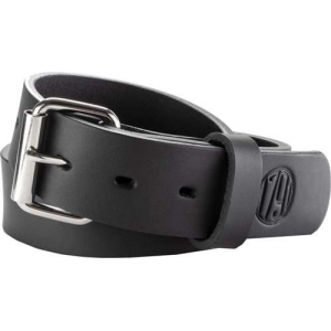 1791 Gunleather BLT014448SBLA Gun Belt 01  44-48 Leather Stealth Black