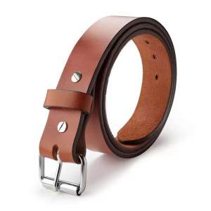 1791 Gunleather BLT013236CBRA Gun Belt 01  32-36 Leather Classic Brown