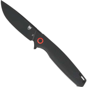Cobratec Knives COBRATEC RATH 3.5 FOLDER BLACK D2 BLACK BLADE - $30.26 at BattleHawk Armory