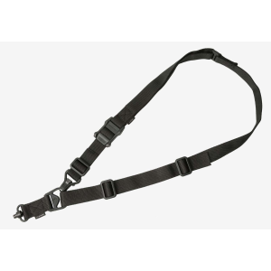 Magpul MAG515-BLK MS3 Single QD Sling GEN2 1.25 W Adjustable One-Two Point Black Nylon Webbing for Rifle