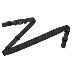 Magpul MAG545-BLK MS1 Sling 1.25-1.88 W x 48- 60 L Padded Two-Point Black Nylon Webbing for Rifle