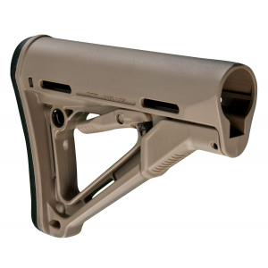 Magpul MAG310-FDE CTR Carbine Stock Flat Dark Earth Synthetic for AR15/M16/M4 with Mil-Spec Tubes