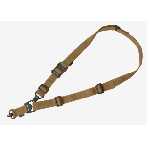 Magpul MAG515-COY MS3 Single QD Sling GEN2 1.25 W Adjustable One-Two Point Coyote Nylon Webbing for Rifle