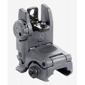 Magpul MAG248-GRY MBUS Rear Sight AR15/M16 Gray Folding Polymer