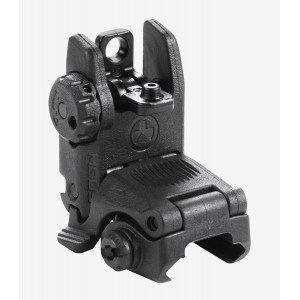 Magpul MAG248-BLK MBUS Rear AR-Platform Folding Black