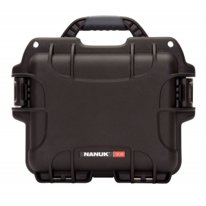 Nanuk 908-1001 908  Black Interior 9.50 L x 7.50 W x 7.50 H Resin