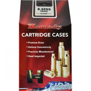 HORN BRASS 6.5X55 SWEDE UNPRIMED CASE 50/PK