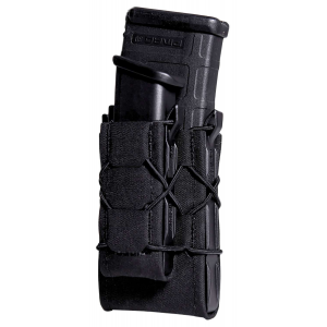 High Speed Gear 24DD00BK TACO Gen 2 Double Decker Black Nylon MOLLE Compatible w/ Rifle/Pistol