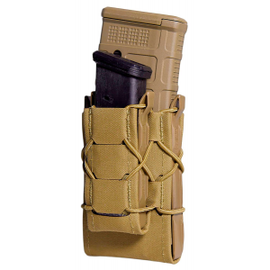High Speed Gear 24DD00CB TACO Gen 2 Double Decker Coyote Brown Nylon MOLLE Compatible w/ Rifle/Pistol