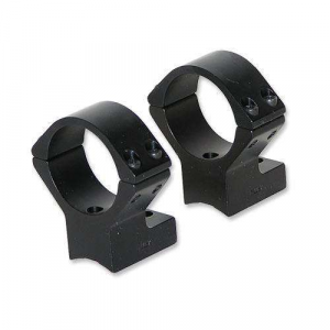 Talley 750725 Light Weight Ring/Base Combo High 2-Piece Base/Rings For Savage A17,A22 & Round Receiver Rifles w/Accutrigger Black Matte Anodized Finish 30mm Diameter
