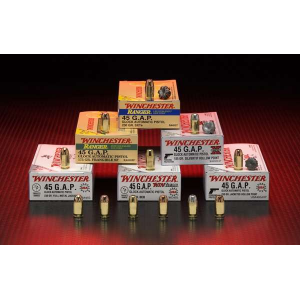 Winchester Ammo WC452 Super-X  45 ACP 230 gr Brass Enclosed Base 50 Bx/ 10 Cs