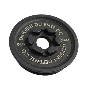 Diligent Defense Flash Cap 9/32 17-4 SS Cerakote Black - Diligent Defense Co