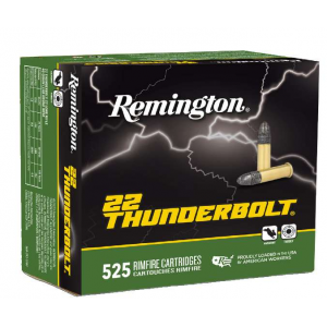 REMINGTON Thunderbolt 22lr 40gr Hv Rn Ammunition 525 Rd Box