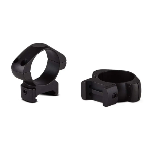 Pair of steel mounting rings for 30mm riflescopes - low